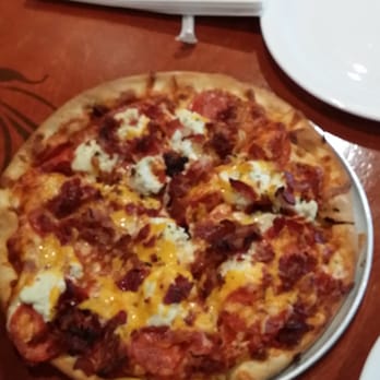 Bazbeaux Pizza - Four cheese pepperoni and bacon. - Pizza Near Me - Indianapolis, Indiana