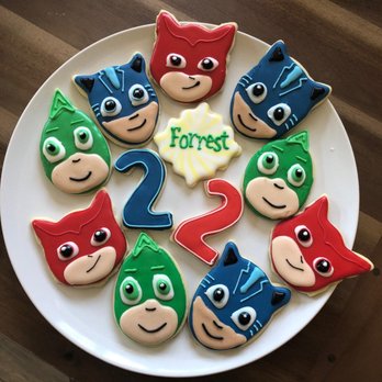 Rising Simplicity - PJ Masks Sugar Cookies for my son's 2nd birthday - Desserts Near Me