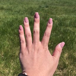 Natural Nails with Dip Powder Natural Nails with Dip Powder