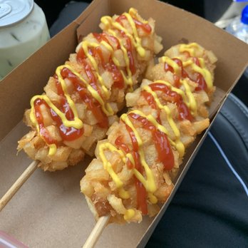 Mochi Lion - Potato Mozzarella and Potato Dog - Donuts Near Me - Riverside, California