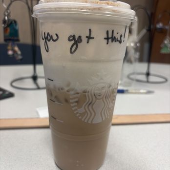 Starbucks - Venti Iced Banana Bread Latte - Coffee & Tea Near Me - San Diego, California