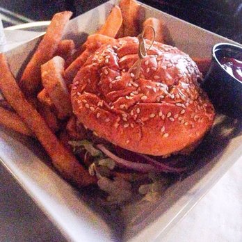 Studio Movie Grill - Burger and fries! Delish! - American Near Me - Wheaton, Illinois
