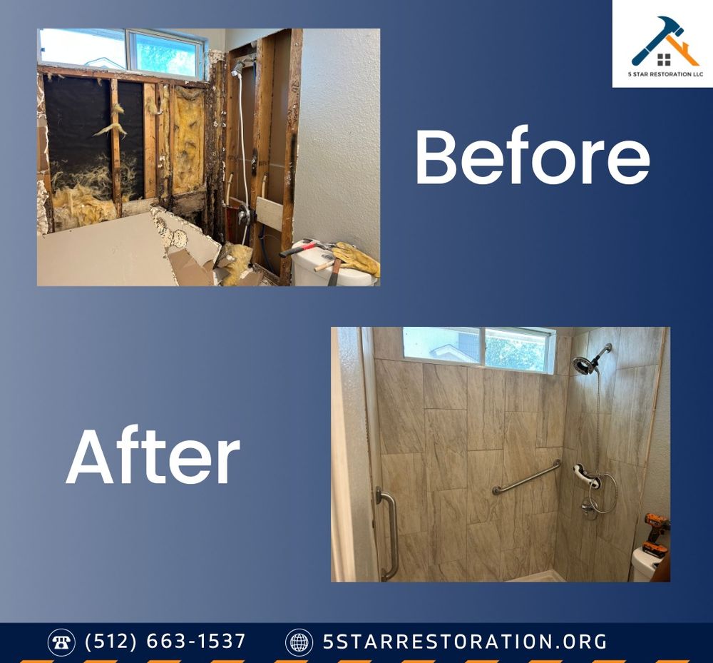 Slide of 5 Star Restoration