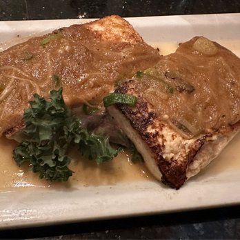 Arigato Sushi - Tofu Steak was tasty! Have never seen tofu prepared this way before and it's delicious. - Japanese Near Me - Santa Barbara, California