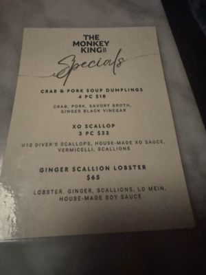 Menu photo 6 The Monkey King Brooklyn, NY