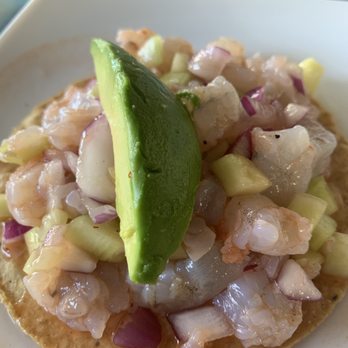 Cabanna - Shrimp ceviche too undercooked for my liking - Seafood Near Me - Tijuana, BCN