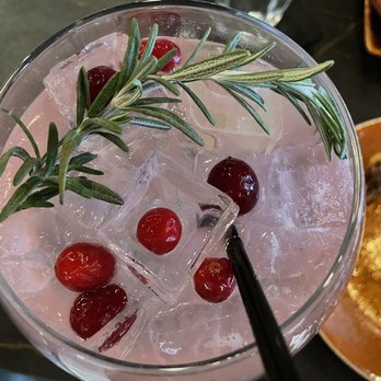 The Cozy Taberna - Cranberry & Rosemary GinTonic was refreshingly delicious! - Tapas/Small Plates Near Me - Salem, Oregon The Cozy Taberna - Cranberry & Rosemary GinTonic was refreshingly delicious! - Tapas/Small Plates Near Me - Salem, Oregon