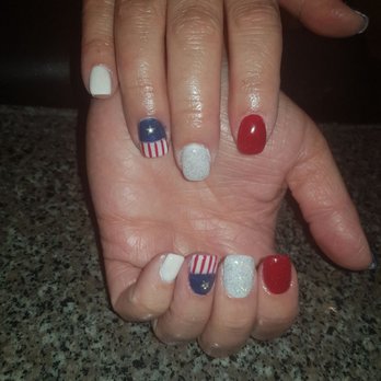Polished Nail Bar - 4th of July Nail Art - Nail Salons Near Me - Cullman, Alabama Polished Nail Bar - 4th of July Nail Art - Nail Salons Near Me - Cullman, Alabama