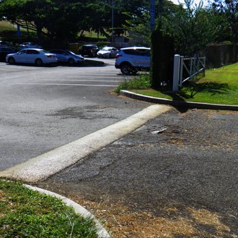 Kaka'ako Waterfront Park - The speed bump & pothole of destruction. The pothole has been there for years. Two well placed stop signs could accomplish the same thing. - Parks Near Me - Honolulu, Hawaii Kaka'ako Waterfront Park - The speed bump & pothole of destruction. The pothole has been there for years. Two well placed stop signs could accomplish the same thing. - Parks Near Me - Honolulu, Hawaii