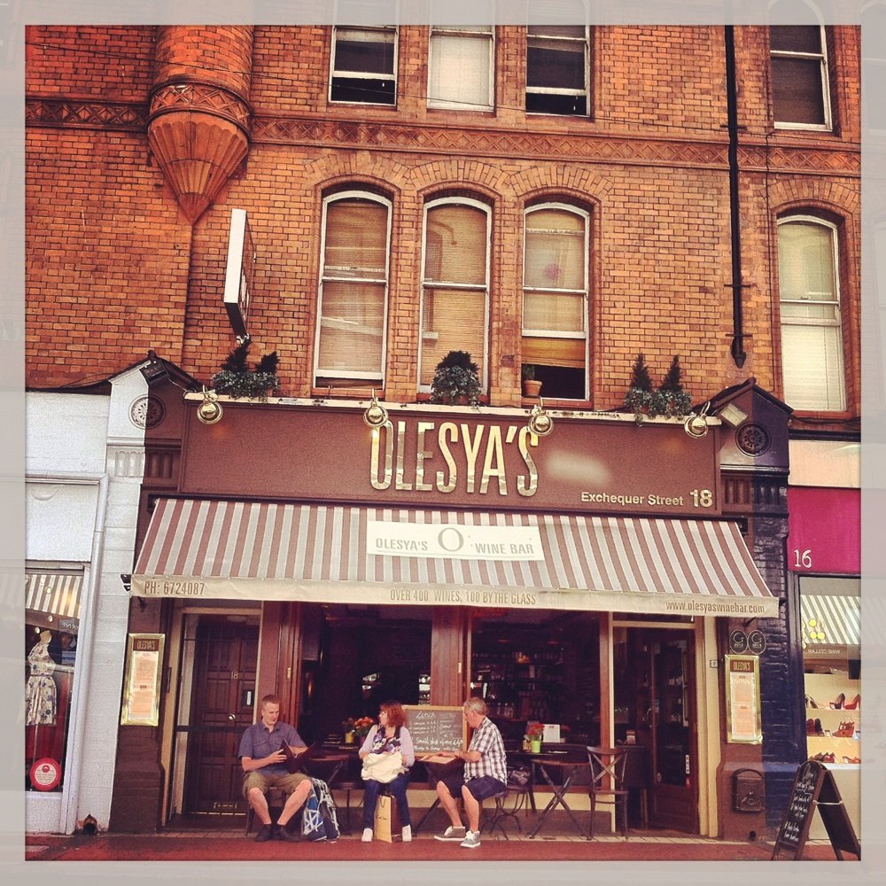 Beautiful day to sit curbside at Olesya's! Beautiful day to sit curbside at Olesya's!
