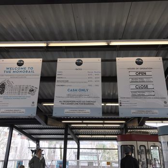 Seattle Center Monorail - Prices - Public Transportation Near Me - Seattle, Washington