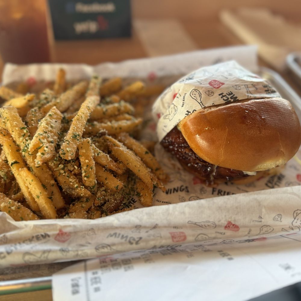 Bonchon Bayonne - Lefante Way - Chicken Sandwich with French Fries - Chicken Wings Near Me - Bayonne, New Jersey Bonchon Bayonne - Lefante Way - Chicken Sandwich with French Fries - Chicken Wings Near Me - Bayonne, New Jersey