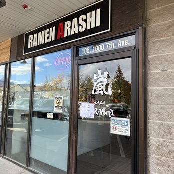 Ramen Arashi - Front - Ramen Near Me - Canmore, Alberta