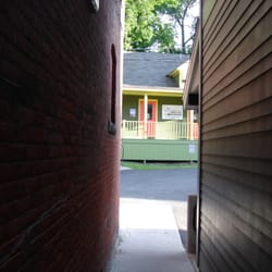 Shelburne Falls Bowling Alley - Come through this alley on Bridge Street in Shelburne Falls to get to the bowling alley!
