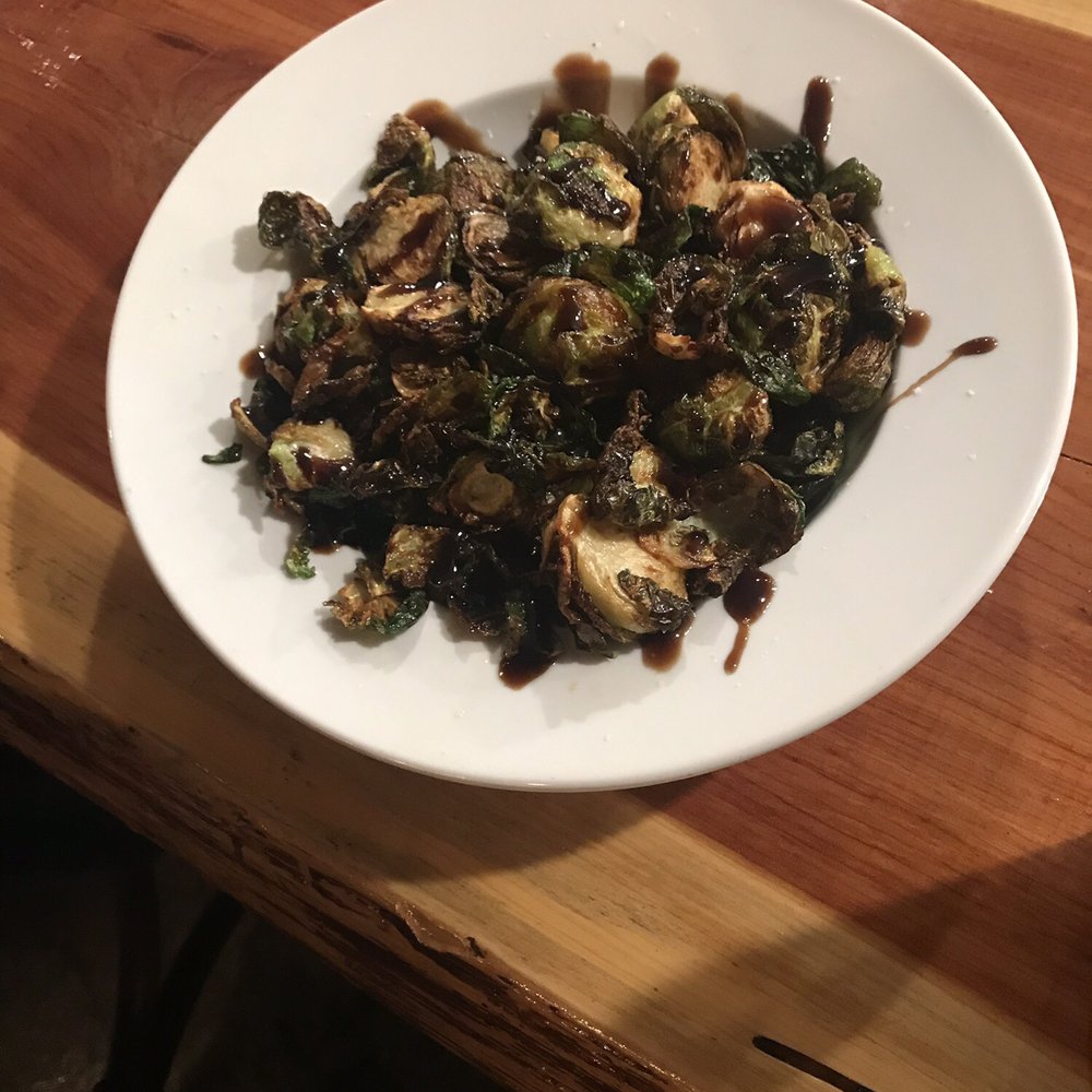 Block North Brew Pub - Crispy Brussel Sprouts with Balsamic Glaze - New American Near Me - Aitkin, Minnesota