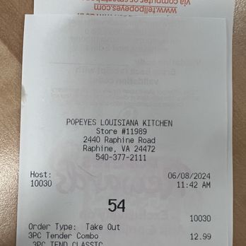 Popeyes Louisiana Kitchen - Fast Food Near Me - Raphine, Virginia Popeyes Louisiana Kitchen - Fast Food Near Me - Raphine, Virginia