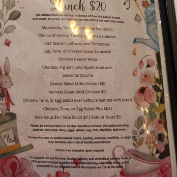 Alice's Teapot Cafe - Menu - Themed Cafes Near Me - Delray Beach, Florida Alice's Teapot Cafe - Menu - Themed Cafes Near Me - Delray Beach, Florida