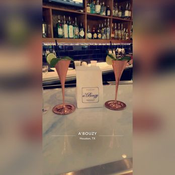 A'Bouzy - Moscow mules! Yummy refreshing like it should be n loved the cups! And you get popcorn. - Champagne Bars Near Me - Houston, Texas A'Bouzy - Moscow mules! Yummy refreshing like it should be n loved the cups! And you get popcorn. - Champagne Bars Near Me - Houston, Texas