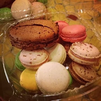 Cocola Bakery - The big chocolate macaron was cracked when we got it, so the lady there gave it to us for free - Bakeries Near Me - San Jose, California