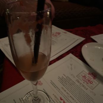 The Blind Pig Parlour Bar - Rose champagne and cotton candy. The straw was in the glass when it was given to me. Why? - Lounges Near Me - Atlanta, Georgia The Blind Pig Parlour Bar - Rose champagne and cotton candy. The straw was in the glass when it was given to me. Why? - Lounges Near Me - Atlanta, Georgia