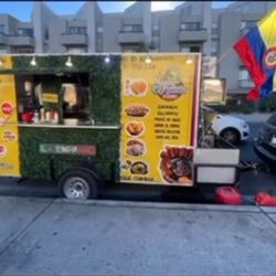 Bolidelicias Colombianas - This spot has their food truck parked outside their location.