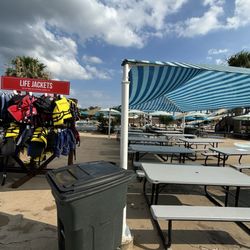 Splashway - Covered picnic tables