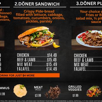 The Duo | Doner Kebab - Menu - Sandwiches Near Me - Siesta Key, Florida