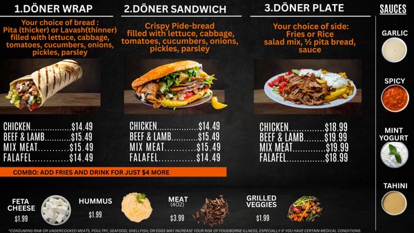 Menu photo 8 The Duo | Doner Kebab Siesta Key, FL Menu photo 8 The Duo | Doner Kebab Siesta Key, FL