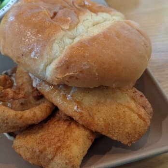 Showmars - Flounder sandwich - Southern Near Me - Durham, North Carolina