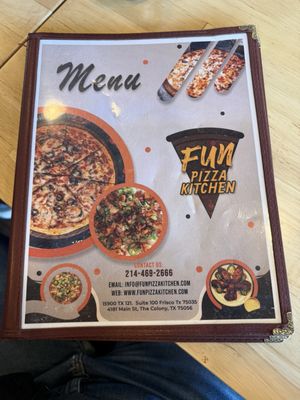 Menu photo 7 Fun Pizza Kitchen Frisco, TX