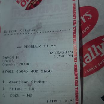 Rally's - Not even my order - Burgers Near Me - New Orleans, Louisiana Rally's - Not even my order - Burgers Near Me - New Orleans, Louisiana