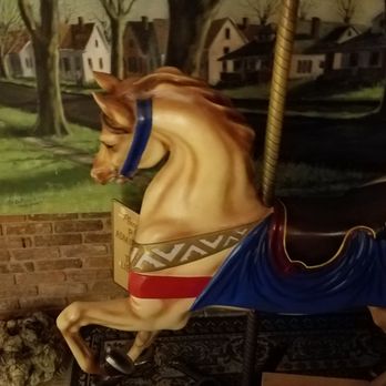 Stevens Memorial Museum - carousel horse in the basement - Museums Near Me - Salem, Indiana