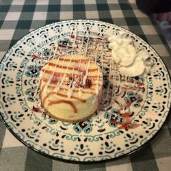 Papa Giuseppe’s - Raspberry cheesecake for dessert!