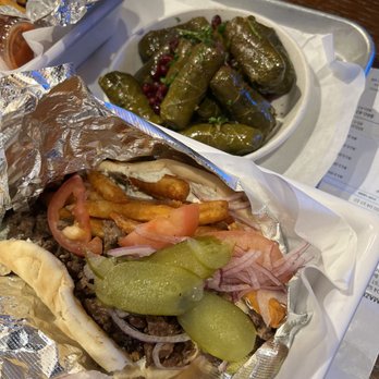 Mazra - Street Wrap (steak) and Dolma - Middle Eastern Near Me - San Bruno, California