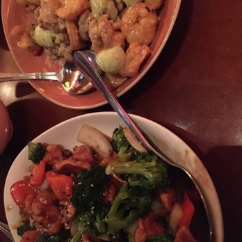 P.F. Chang's - Walnut Shrimp with Melon was ok but not the best. The Sesame Chicken lacked any chicken substance and tasted more salty than sesame. - Chinese Near Me - Goodyear, Arizona P.F. Chang's - Walnut Shrimp with Melon was ok but not the best. The Sesame Chicken lacked any chicken substance and tasted more salty than sesame. - Chinese Near Me - Goodyear, Arizona