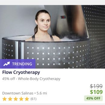 Flow Cryotherapy - Cryotherapy Near Me - Salinas, California