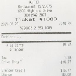 Seriously 6 chicken tenders for over $16? Seriously 6 chicken tenders for over $16?