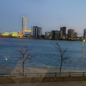 Joe Muer Seafood - View of the river and Canada. - Seafood Near Me - Detroit, Michigan Joe Muer Seafood - View of the river and Canada. - Seafood Near Me - Detroit, Michigan
