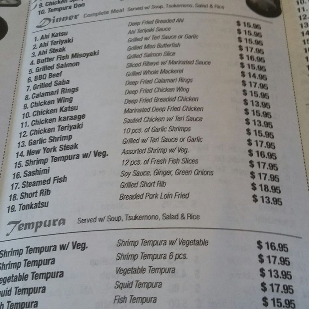 Kikuya - Menu - Japanese Near Me - Honolulu, Hawaii Kikuya - Menu - Japanese Near Me - Honolulu, Hawaii