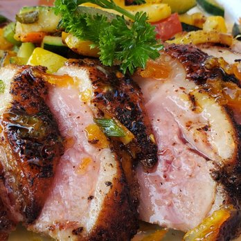 Brothers Bistro - Duck Breast perfectly prepared. - Salad Near Me - Olean, New York
