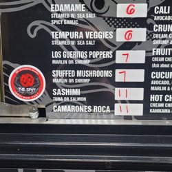 The Spot - Menu