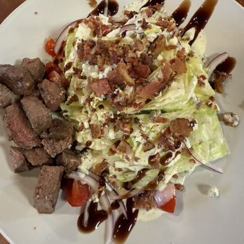 Salty Steer - Wedge salad with steak - Steakhouses Near Me - Wall, South Dakota Salty Steer - Wedge salad with steak - Steakhouses Near Me - Wall, South Dakota