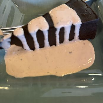 Strip's Chicken & Brewing - Warm Flourless Chocolate Cake - Breweries Near Me - Merriam, Kansas