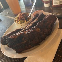 Beef rib platter. Beef rib platter.