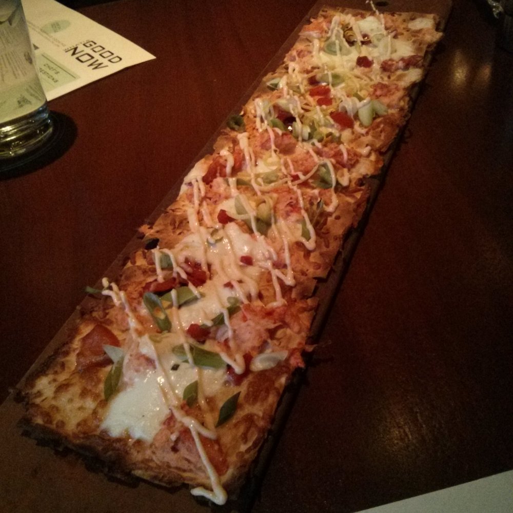 Seasons 52 - Lobster and fresh mozzarella flatbread - New American Near Me - Schaumburg, Illinois Seasons 52 - Lobster and fresh mozzarella flatbread - New American Near Me - Schaumburg, Illinois