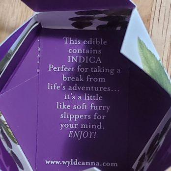 LA Kush - Inside message while opening box - Cannabis Dispensaries Near Me - Los Angeles, California