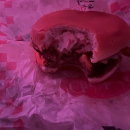 A Double Fry Lover's Burger that was made incorrectly.