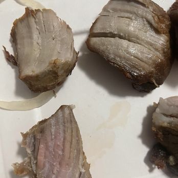 Señor Pan Café Kendall - Grey pork chunks, foul smell and disgusting. - Cuban Near Me - Miami, Florida Señor Pan Café Kendall - Grey pork chunks, foul smell and disgusting. - Cuban Near Me - Miami, Florida