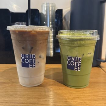 Grid Coffee - Double matcha latte, madagascar vanilla latte - Coffee & Tea Near Me - Santa Ana, California Grid Coffee - Double matcha latte, madagascar vanilla latte - Coffee & Tea Near Me - Santa Ana, California