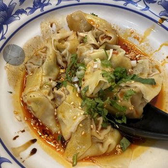 Mr. Noodle - Red Oil Wonton(12) (4.7/5) - Chinese Near Me - Henrico, Virginia